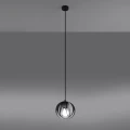 Lampa wisząca TULOS 1 czarna zwis SL.1087 SOLLUX LIGHTING