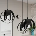 Lampa wisząca TULOS 3P czarna zwis SL.1088 SOLLUX LIGHTING