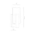 Lampa ścienna LAPPO biała kinkiet SL.1092 SOLLUX LIGHTING