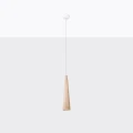 Lampa wisząca SULA 1 naturalne drewno zwis SL.1100 SOLLUX LIGHTING