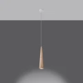 Lampa wisząca SULA 1 naturalne drewno zwis SL.1100 SOLLUX LIGHTING