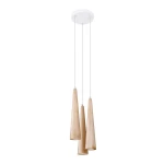 Lampa wisząca SULA 3P naturalne drewno zwis SL.1101 SOLLUX LIGHTING