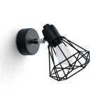 Lampa ścienna ARTEMIS 1 czarna kinkiet SL.1105 SOLLUX LIGHTING