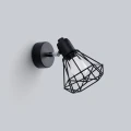 Lampa ścienna ARTEMIS 1 czarna kinkiet SL.1105 SOLLUX LIGHTING