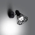 Lampa ścienna ARTEMIS 1 czarna kinkiet SL.1105 SOLLUX LIGHTING