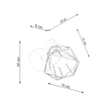 Lampa ścienna ARTEMIS 1 czarna kinkiet SL.1105 SOLLUX LIGHTING