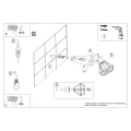 Lampa ścienna ARTEMIS 1 czarna kinkiet SL.1105 SOLLUX LIGHTING