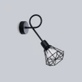 Lampa ścienna ARTEMIS 1S czarna kinkiet SL.1108 SOLLUX LIGHTING