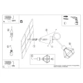 Lampa ścienna ARTEMIS 1S czarna kinkiet SL.1108 SOLLUX LIGHTING