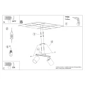 Lampa sufitowa LEMMI 2 biała plafon SL.1124 SOLLUX LIGHTING