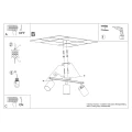 Lampa sufitowa LEMMI 3 biała plafon SL.1125 SOLLUX LIGHTING