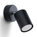 Lampa ścienna LEMMI 1 czarna kinkiet SL.1126 SOLLUX LIGHTING