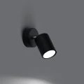 Lampa ścienna LEMMI 1 czarna kinkiet SL.1126 SOLLUX LIGHTING