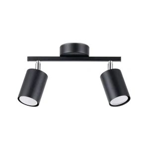 Lampa sufitowa LEMMI 2 czarna plafon SL.1127 SOLLUX LIGHTING