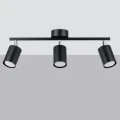 Lampa sufitowa LEMMI 3 czarna plafon SL.1128 SOLLUX LIGHTING