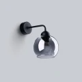 Lampa ścienna ALINO 1 czarna kinkiet SL.1139 SOLLUX LIGHTING