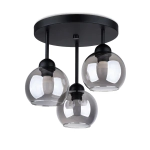 Lampa wisząca ALINO 3 czarna żyrandol SL.1140 SOLLUX LIGHTING