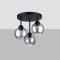 Lampa wisząca ALINO 3 czarna żyrandol SL.1140 SOLLUX LIGHTING