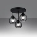 Lampa wisząca ALINO 3 czarna żyrandol SL.1140 SOLLUX LIGHTING