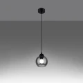 Lampa wisząca ALINO 1 czarna zwis SL.1141 SOLLUX LIGHTING