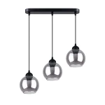 Lampa wisząca ALINO 3 czarna zwis SL.1142 SOLLUX LIGHTING