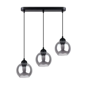 Lampa wisząca ALINO 3 czarna zwis SL.1142 SOLLUX LIGHTING
