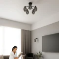 Lampa wisząca FILLAN 3 czarna żyrandol SL.1144 SOLLUX LIGHTING