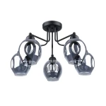Lampa wisząca FILLAN 5 czarna żyrandol SL.1145 SOLLUX LIGHTING