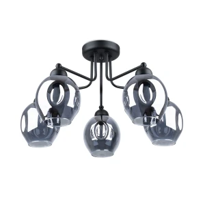 Lampa wisząca FILLAN 5 czarna żyrandol SL.1145 SOLLUX LIGHTING