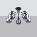 Lampa wisząca FILLAN 5 czarna żyrandol SL.1145 SOLLUX LIGHTING