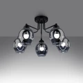 Lampa wisząca FILLAN 5 czarna żyrandol SL.1145 SOLLUX LIGHTING
