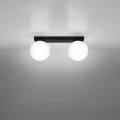 Lampa sufitowa YOLI 2 czarna plafon SL.1152 SOLLUX LIGHTING