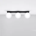 Lampa sufitowa YOLI 3 czarna plafon SL.1153 SOLLUX LIGHTING