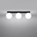 Lampa sufitowa YOLI 3 czarna plafon SL.1153 SOLLUX LIGHTING