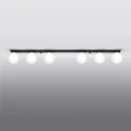 Lampa sufitowa YOLI 6 czarna plafon SL.1155 SOLLUX LIGHTING