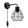 Lampa ścienna SUBA czarna kinkiet SL.1164 SOLLUX LIGHTING