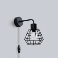 Lampa ścienna SUBA czarna kinkiet SL.1164 SOLLUX LIGHTING