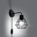Lampa ścienna SUBA czarna kinkiet SL.1164 SOLLUX LIGHTING