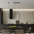 Lampa wisząca SUBA 1 czarna zwis SL.1165 SOLLUX LIGHTING