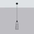 Lampa wisząca SUBA 1 czarna zwis SL.1165 SOLLUX LIGHTING