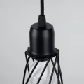 Lampa wisząca SUBA 1 czarna zwis SL.1165 SOLLUX LIGHTING