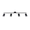 Lampa sufitowa LEMMI 4L czarna plafon SL.1168 SOLLUX LIGHTING