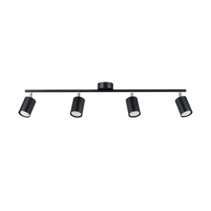 Lampa sufitowa LEMMI 4L czarna plafon SL.1168 SOLLUX LIGHTING