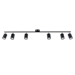 Lampa sufitowa LEMMI 6L czarna plafon SL.1169 SOLLUX LIGHTING