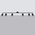 Lampa sufitowa LEMMI 6L czarna plafon SL.1169 SOLLUX LIGHTING