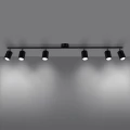 Lampa sufitowa LEMMI 6L czarna plafon SL.1169 SOLLUX LIGHTING