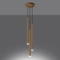 Lampa wisząca PASTELO 3P złota zwis SL.1172 SOLLUX LIGHTING