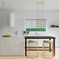 Lampa wisząca PASTELO 5P złota zwis SL.1174 SOLLUX LIGHTING