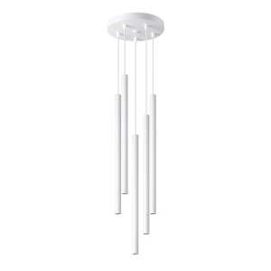 Lampa wisząca PASTELO 5P biała zwis SL.1175 SOLLUX LIGHTING