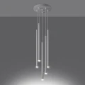 Lampa wisząca PASTELO 5P biała zwis SL.1175 SOLLUX LIGHTING